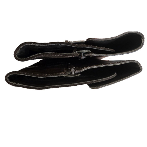 Ecco Women's Esmeralda Tall Moto Boots Size EU 36, US 5/5.5 Brown Leather Suede - Picture 5 of 8